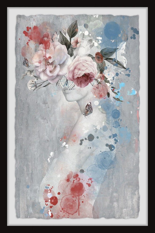 "Darling Be Daring" Framed Painting Print, 20x30