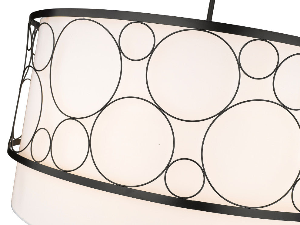 Zlite 197-32MB 5-Light Pendant, White