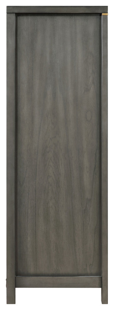 Kieran 5-drawer Bedroom Chest Grey