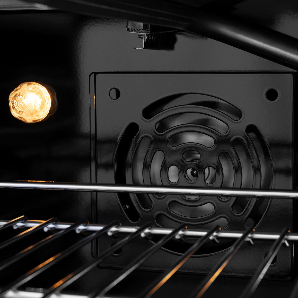 ZLINE 30" Gas Range, DuraSnow With White Matte and Gold SGRSZ-WM-30-G