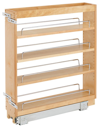 Wood Base Cabinet Pull Out Organizer, 5"