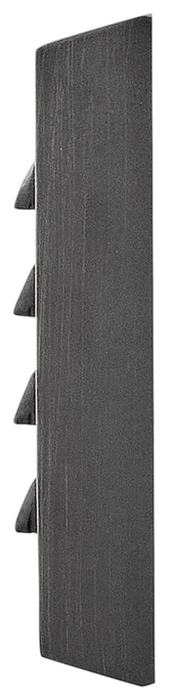 Hinkley Louvered Brick Light Led Flush Step Light 12V, Satin Black
