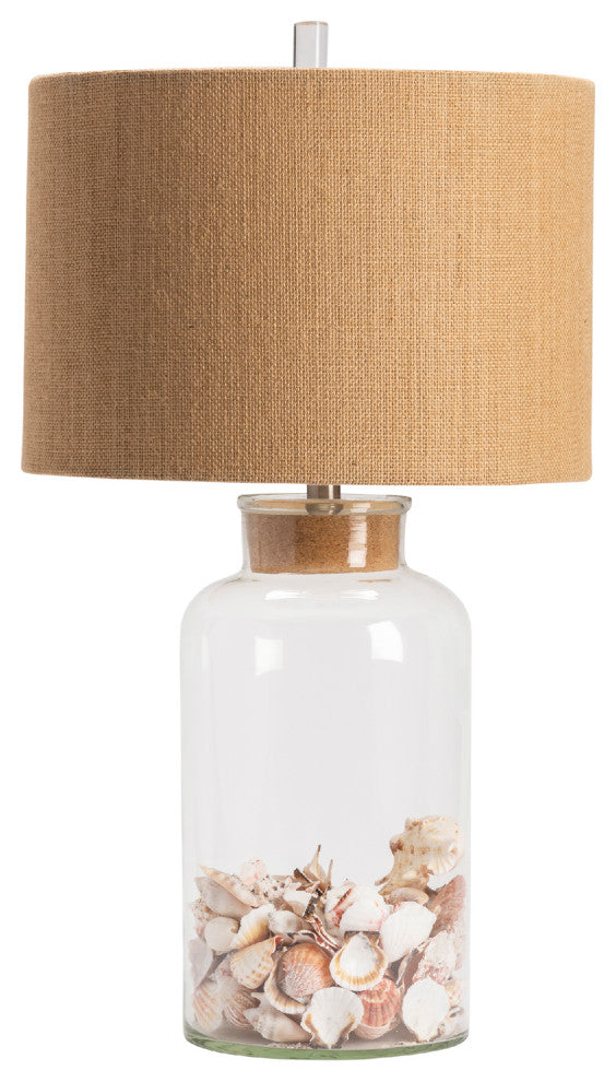 Keep Sake Table Lamp 30" H Clear Glass Finish, Set of 2