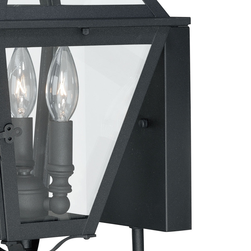 Nottingham 9" Outdoor Wall Light Textured Black