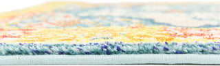 Unique Loom Blue Da Vinci Vita 2' 0 x 6' 7 Runner Rug