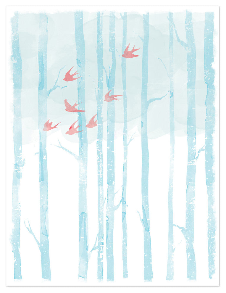 Tranquil Trees 16x20 Canvas Wall Art