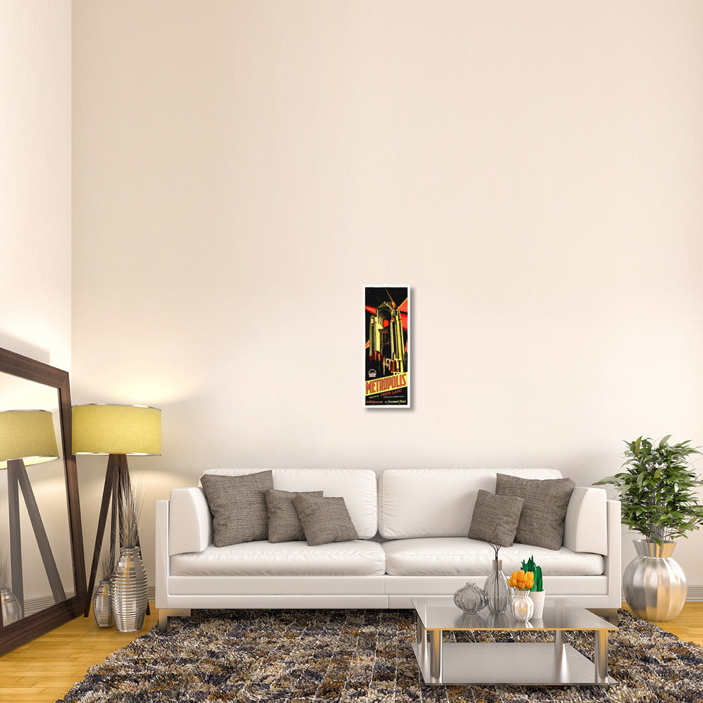 "Metropolis" Stretched Canvas Giclee by Hollywood Photo Archive, 12x30"