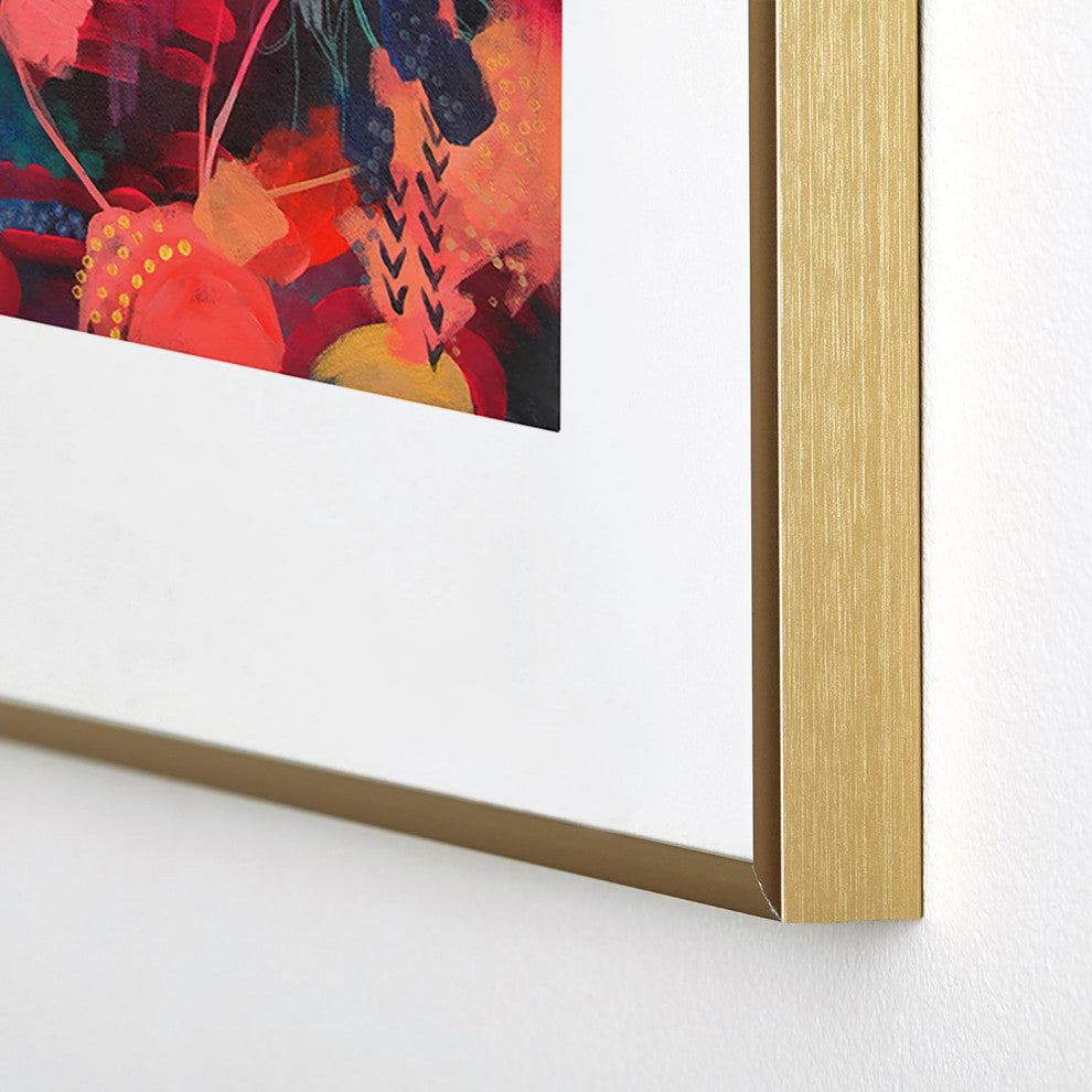 Stephanie Corfee We Are All Connected Metal Framed Art Print