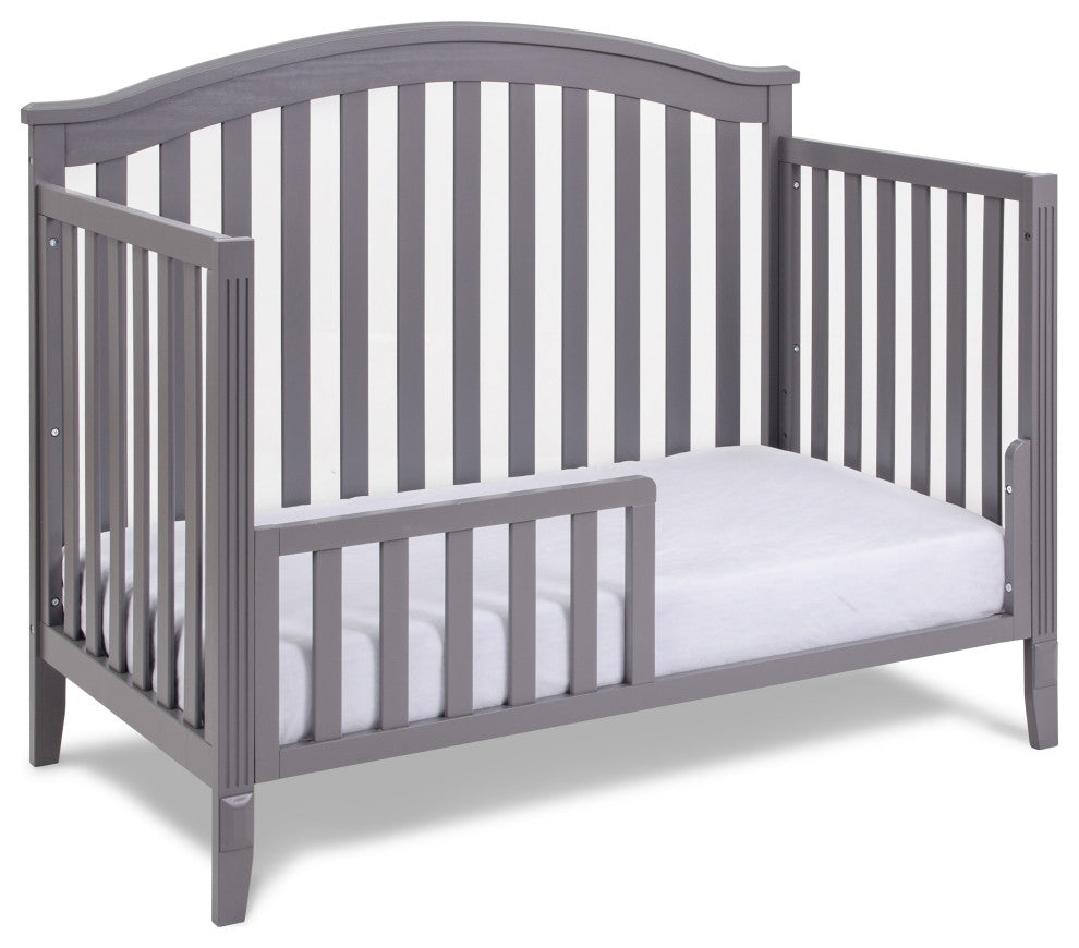 Kali 4-in-1 Convertible Crib, Gray, No Changer
