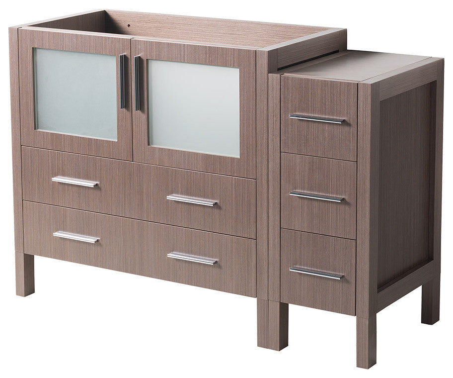 Fresca FCB62-3612GO Torino 48" Gray Oak Modern Bathroom Cabinets