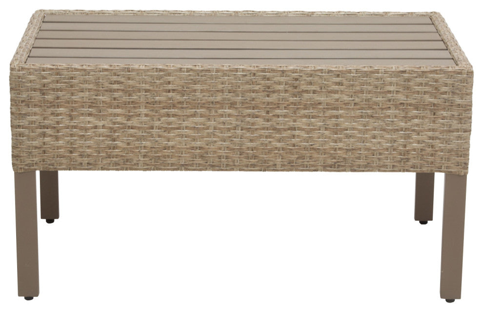 Maui 7-Piece Outdoor Conversation Set, Coffee Table, Sky Blue