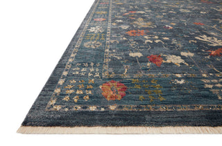Giada GIA-06 Area Rug, Denim/Multi, 5'x5' Round