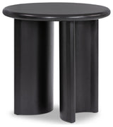Paden End Table-Aged Black Acacia