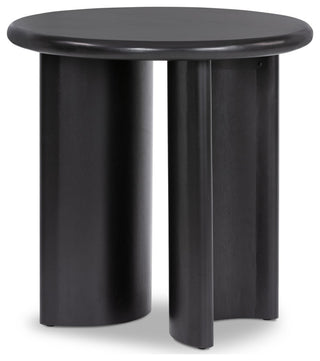 Paden End Table-Aged Black Acacia