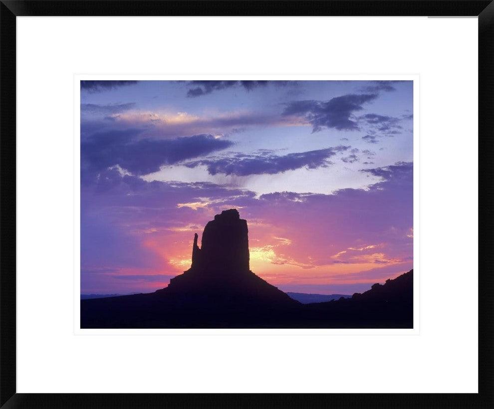 East and West Mittens, Buttes At Sunrise, Monument Valley, Arizona, 22"x18"