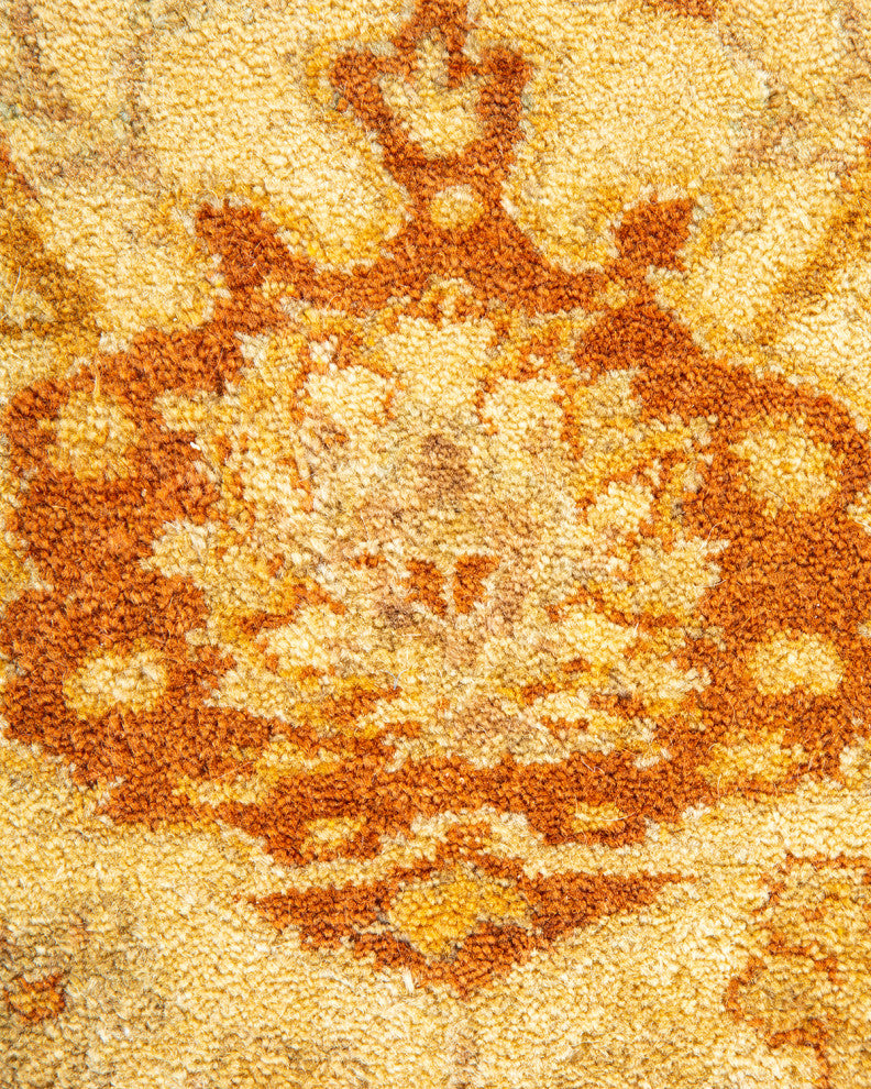 Mogul, One-of-a-Kind Hand-Knotted Area Rug, Ivory, 6' 3" x 8' 10"