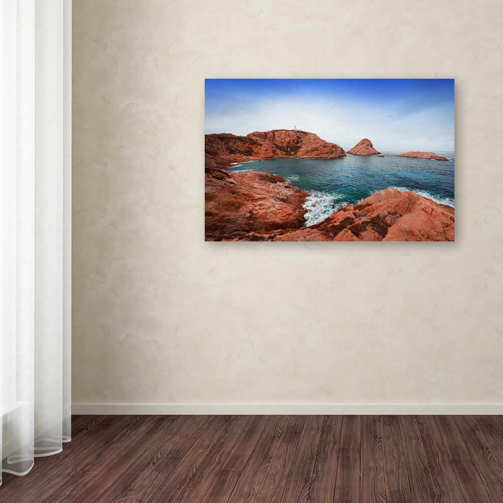 ''Ile Rousse'' Canvas Art by Philippe Sainte-Laudy