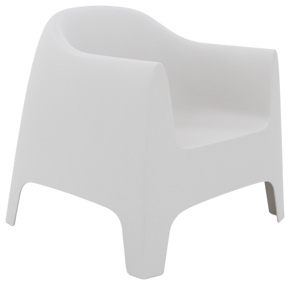 Vondom Solid Indoor/Outdoor Lounge Chair (Set of 2), White