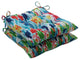 Abstract Reflections Multi Wrought Iron Seat Cushion, Set of 2