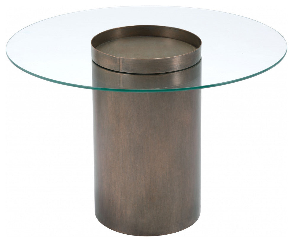Contemporary Antique Gold Table