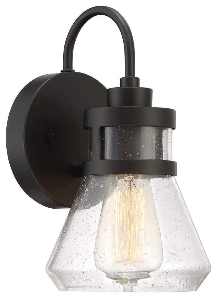 Creslee 1-Light Outdoor Wall Lantern, Oil Rubbed Bronze