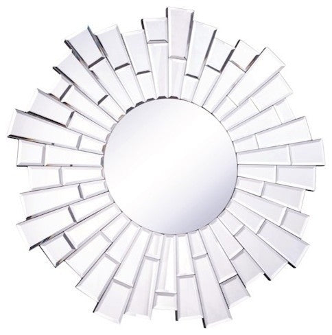 Elegant Lighting Modern 24" Round Decorative Mirror