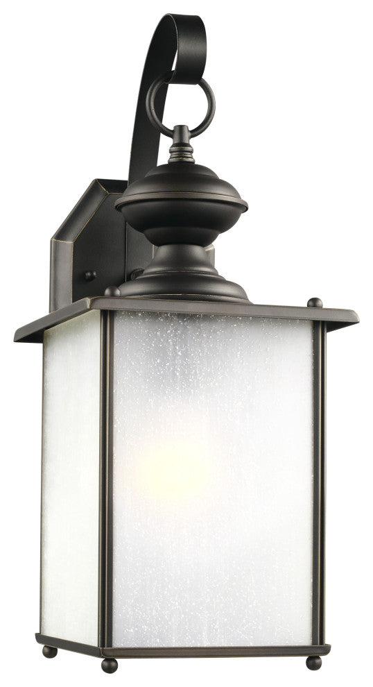 Jamestowne 1-Light Outdoor Wall Lantern, Antique Bronze