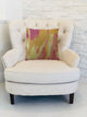 Plutus Olavanna Ikat Handmade Throw Pillow, (16" x 16")