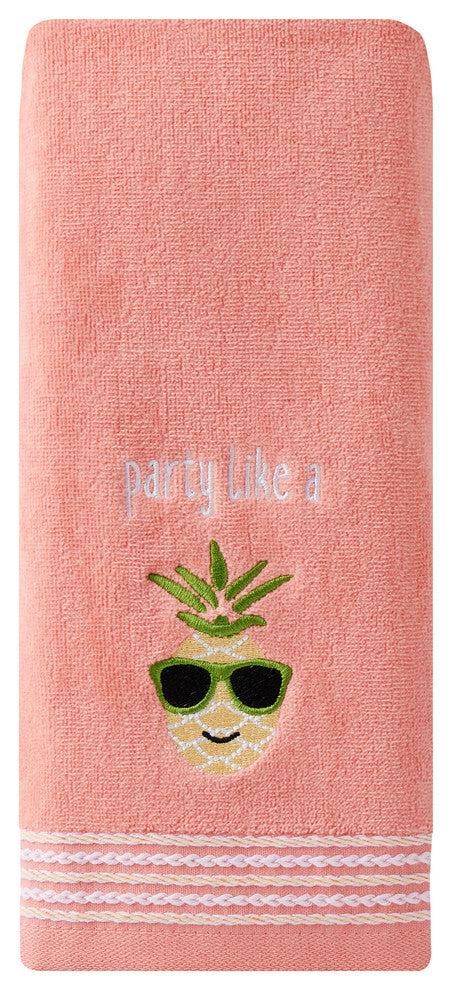 SKL Home 2-Piece Party Pineapple Hand Towel Set