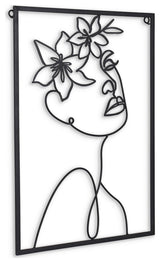 Haven and Holly, Floral Metal Wall Decor, Haven