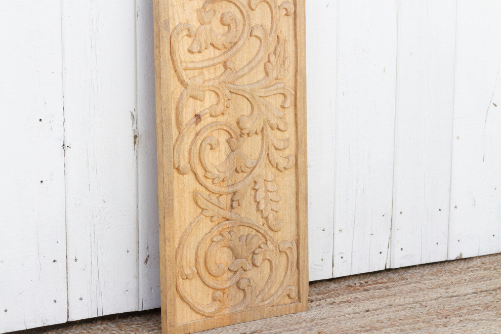 Reclaimed Wood French Colonial Carving