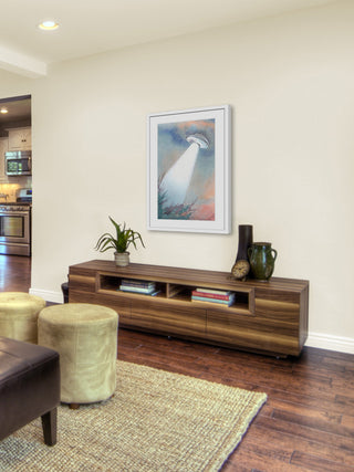 "UFO Arrival" Framed Art Print