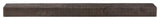 Solid Timber Floating Mantel Shelf, Dark Chocolate, 42"