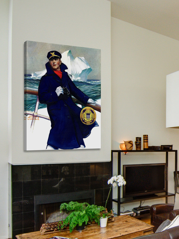 "The Captain" Painting Print on Wrapped Canvas