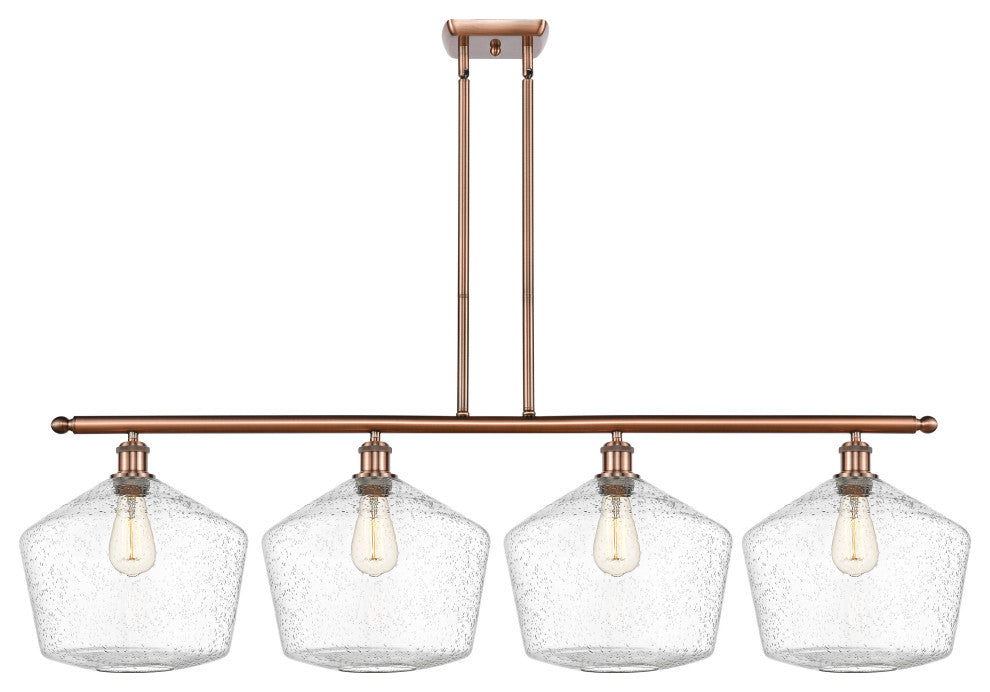 Innovations Cindyrella LED Island Light 516-4I-AC-G654-12-LED, Antique Copper