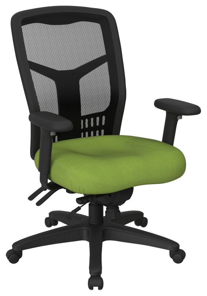 ProGrid High Back Managers Chair, Fun Colors Green
