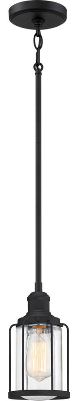 Ludlow 1-Light Mini Pendant, Earth Black