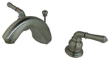 Kingston Brass Widespread Bathroom Faucet, Brushed Nickel