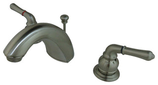Kingston Brass Widespread Bathroom Faucet, Brushed Nickel