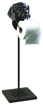 Dog Paper Stand, Bronze Iron
