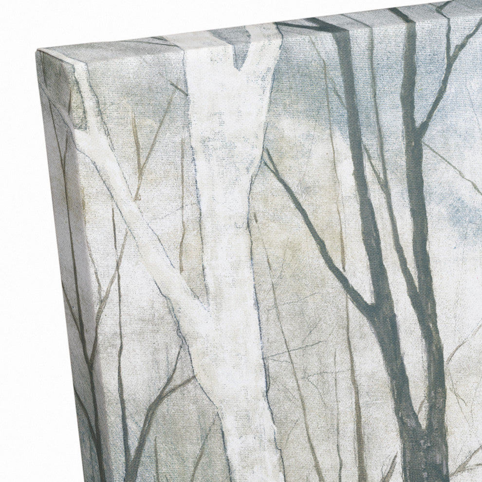 Tree Path Blue Landscape 24x16 Canvas Wall Art
