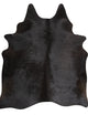 Pergamino Cowhide Rug, Black