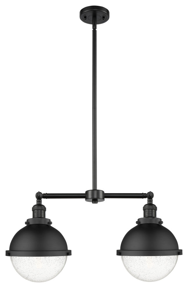 INNOVATIONS 209-BK-HFS-84-BK-LED 2-Light Island Light Matte Black