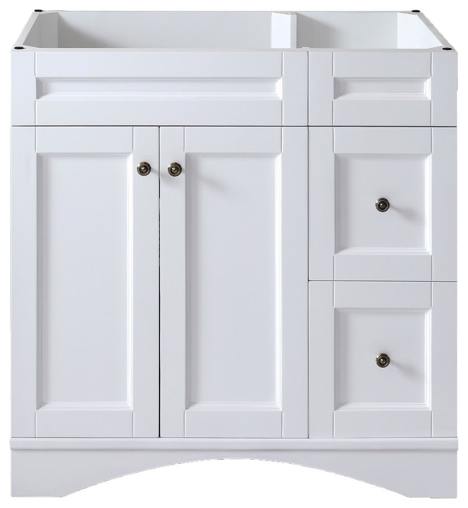 Elise 36" Single Bathroom Vanity Cabinet, White