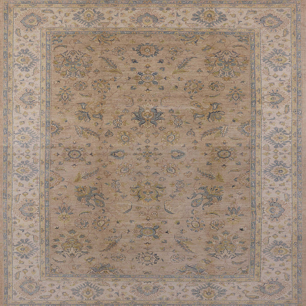 Ahgly Company Indoor Square Mid-Century Modern Area Rugs, 8' Square