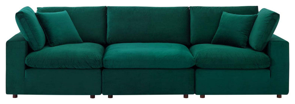 Sofa, Velvet, Green, Modern, Living Lounge Room Hotel Lobby Hospitality