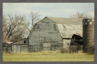 "Barn Profile" Framed Painting Print, 36"x24"
