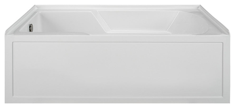 Integral Skirted Left-Hand Drain Soaking Bath Biscuit 59.875x36x20