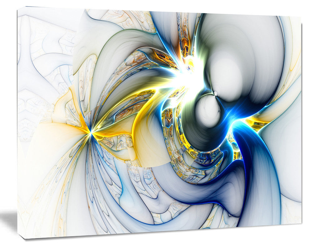 Shining Multi Colored Plasma, Abstract Wall Art Canvas, 40x30