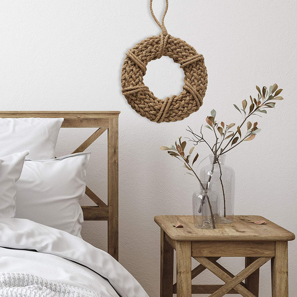 Jute Braided Rope Wreath